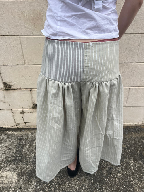 Celadon Stripe Gaucho
