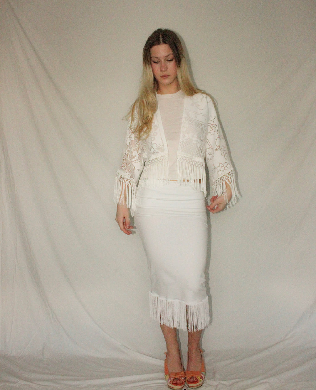 Lace Fringe Bolero