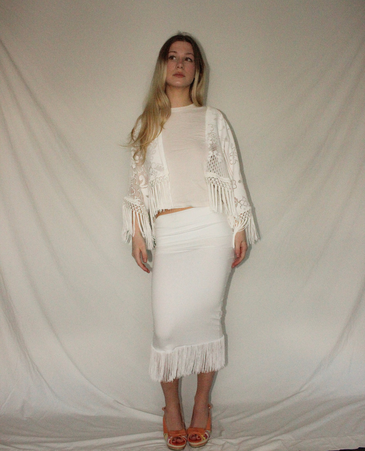 Lace Fringe Bolero
