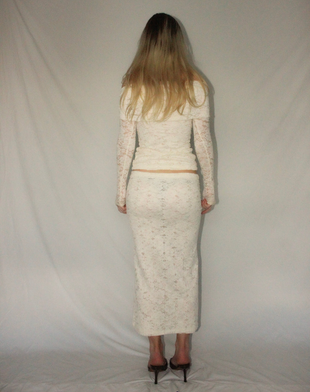 Cream Lace Set