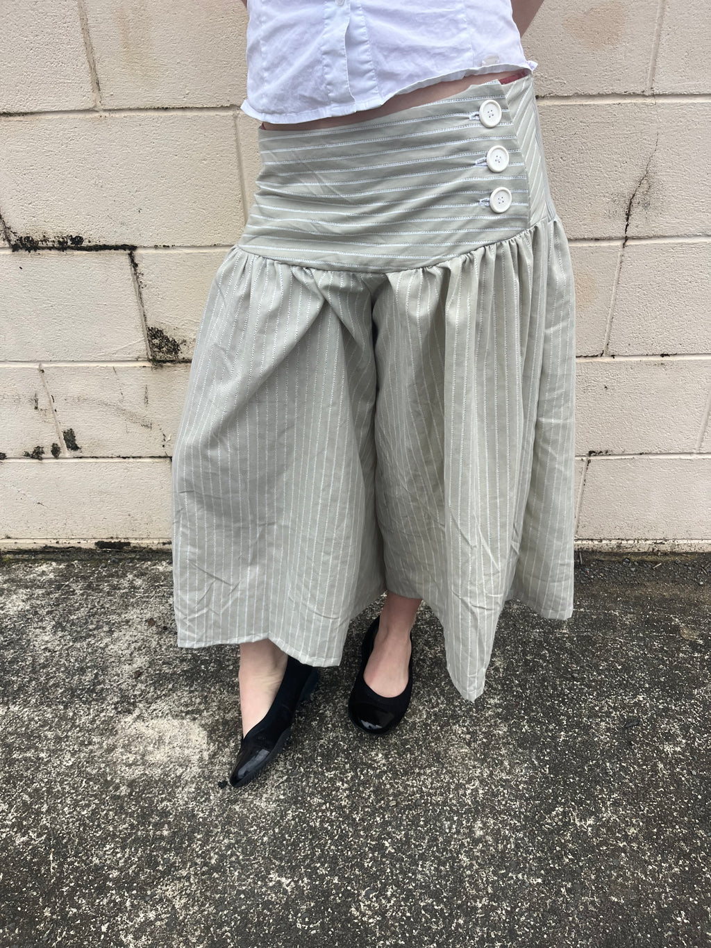 Celadon Stripe Gaucho