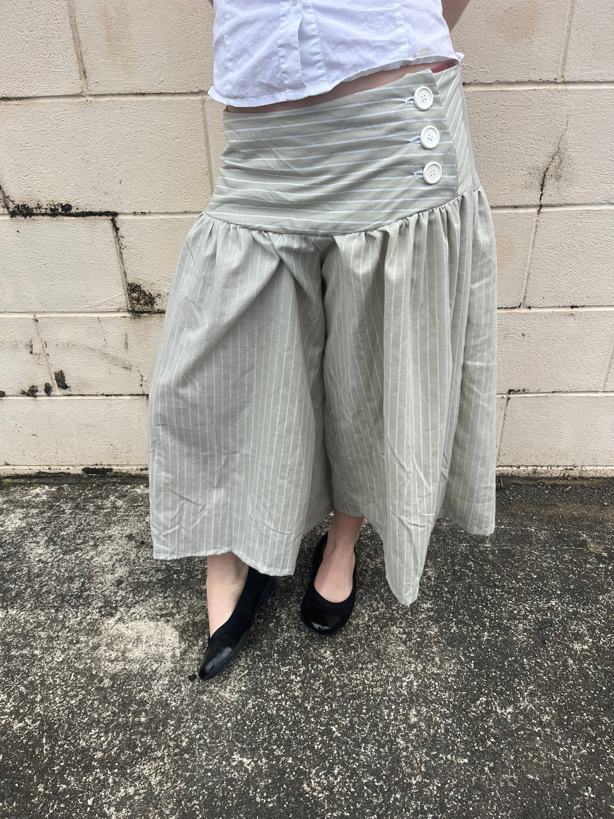 Celadon Stripe Gaucho