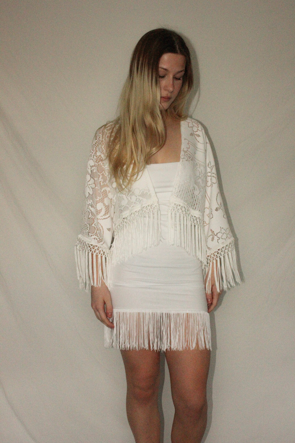 Lace Fringe Bolero