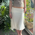 Ivory Foldover Skirt