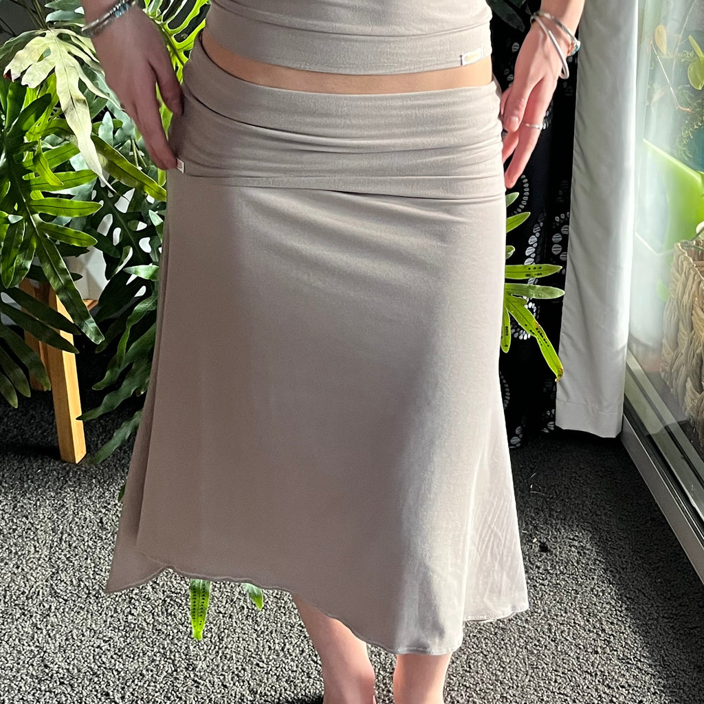Stone Foldover Skirt