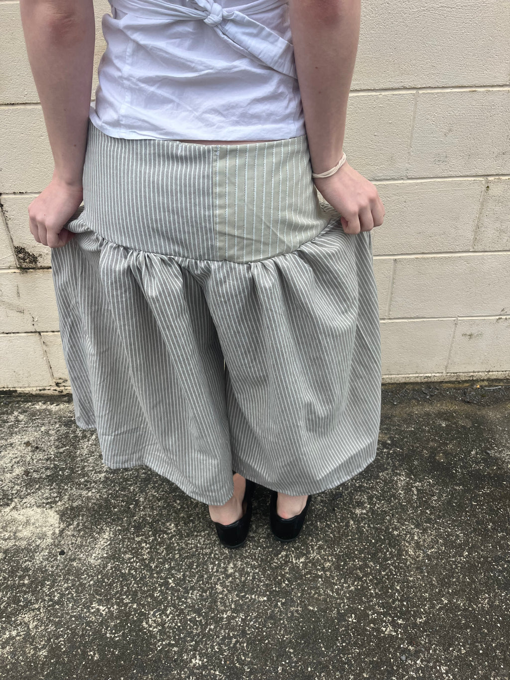 Grey Stripe Gaucho