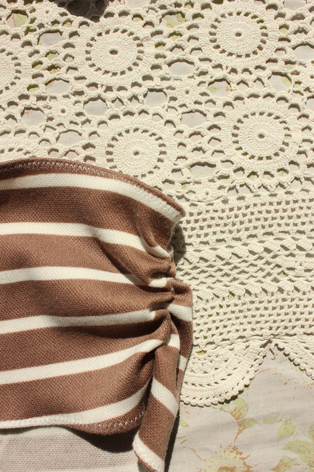 mocha stripe boy short bottoms
