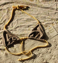 Choc banana bikini top